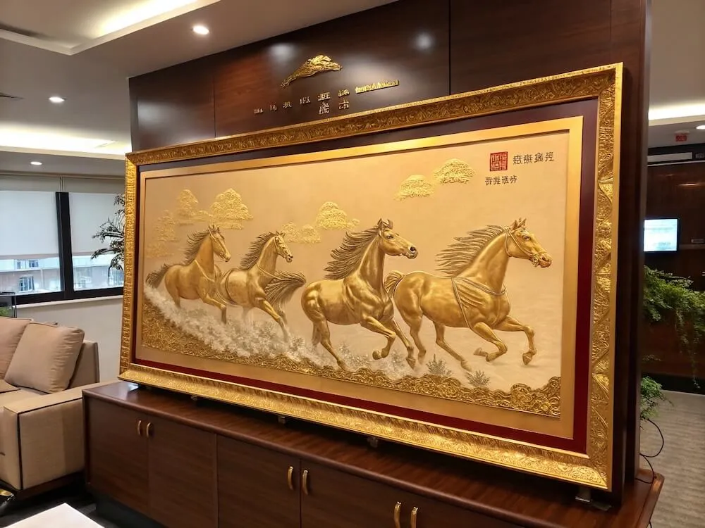 Tranh mã đáo thành công - Quà tặng sếp thăng tiến trong sự nghiệp
