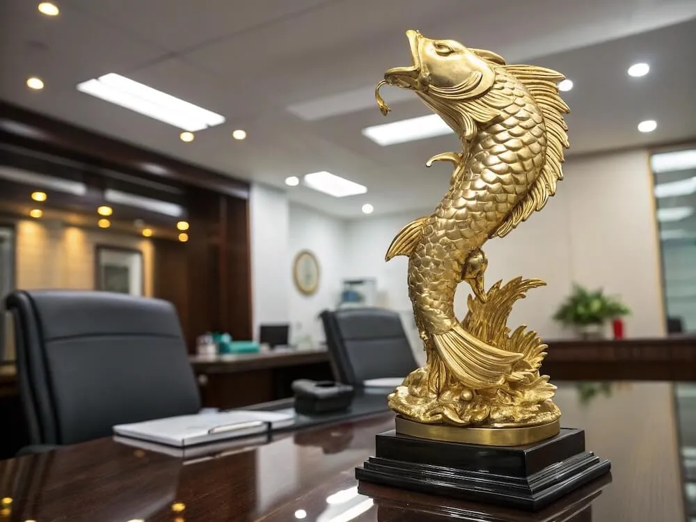 Tượng cá chép hóa rồng - Mang khát vọng thành công đến với sếp