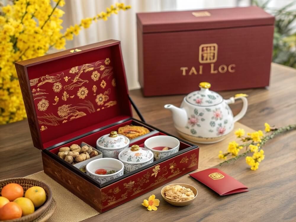 Quà tặng đối tác dịp Tết - Gợi ý sang trọng, ý nghĩa và hợp thời