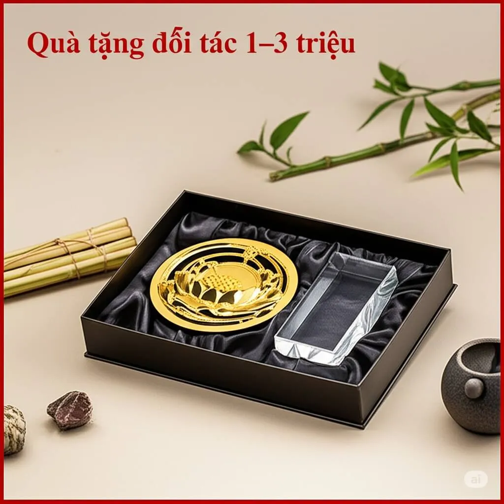 Quà tặng đối tác 1–3 triệu: Gợi ý sang trọng và hợp văn hóa doanh nghiệp