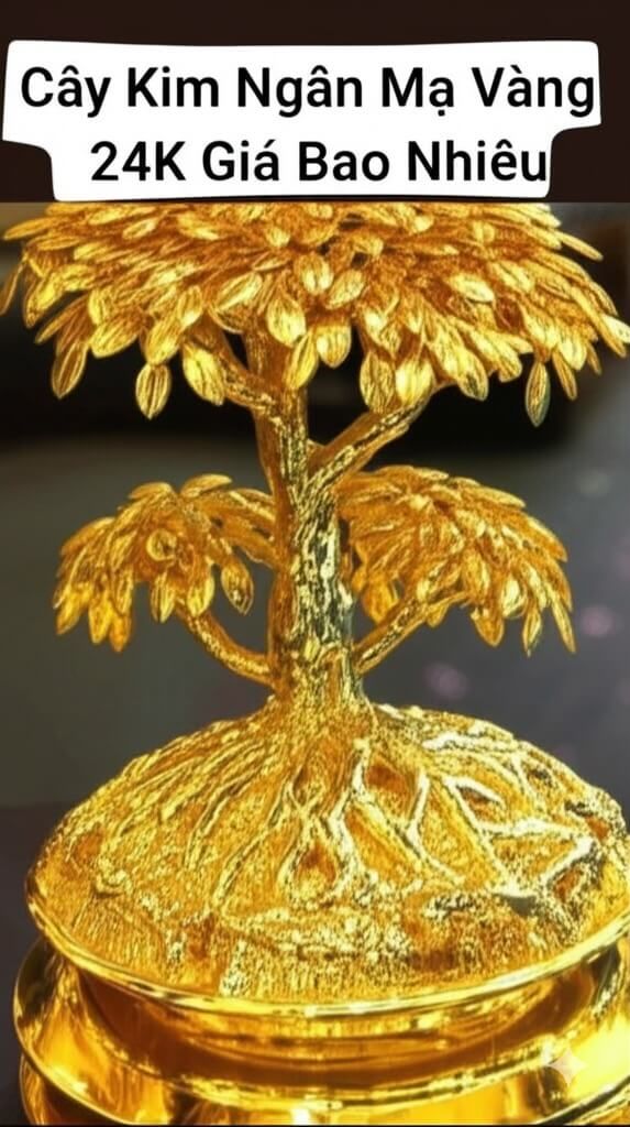 Cây Kim Ngân Mạ Vàng 24K Giá Bao Nhiêu? Bật Mí 3 Cửa Hàng Uy Tín!