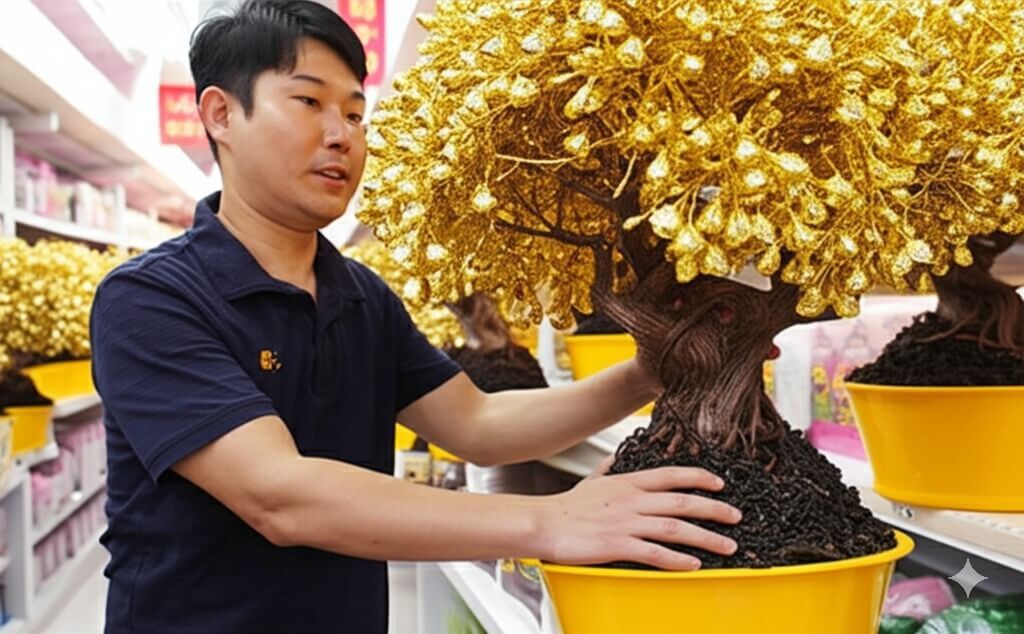 Cây Kim Ngân Mạ Vàng - Món Quà Tặng Sang Trọng Cho Mọi Đối Tượng