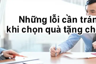 Những lỗi cần tránh khi chọn quà tặng cho sếp