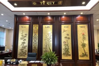 Tranh tứ quý mạ vàng – Quà tặng sếp hài hòa âm dương, ngũ hành
