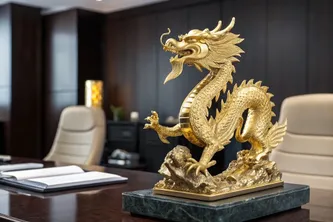 Tượng rồng phong thủy – Biểu trưng quyền lực và trí tuệ dành tặng sếp