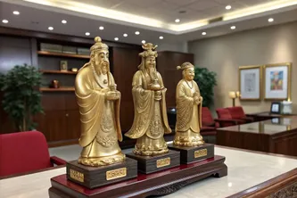 Tượng Phúc Lộc Thọ tặng sếp: Biểu tượng của hạnh phúc, trường thọ, tài lộc