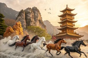 Tranh mã đáo thành công 3D – Biểu tượng phong thủy nghệ thuật trong không gian hiện đại