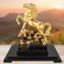 Tượng Ngựa Mạ Vàng 30x30x37cm