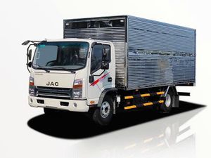 Xe Tải Jac N650 E5 6.2 Tấn Thùng Kín Gắn Bửng Nâng