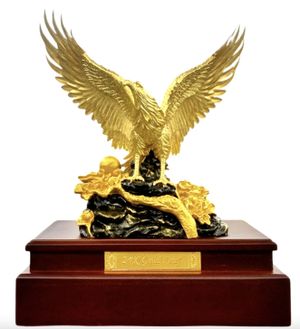 Tượng Đại Bàng Mạ Vàng 24k 29 17 35cm
