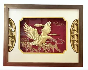 Tranh Đại Bàng Mạ Vàng 27x34cm