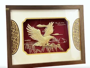 Tranh Đại Bàng Mạ Vàng 27x34cm