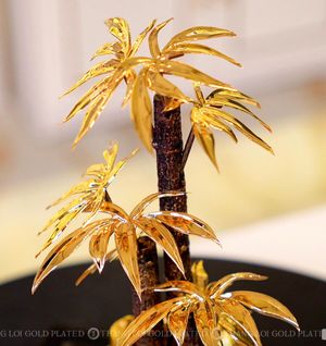 Cây Kim Ngân Mạ Vàng 17x14x22cm