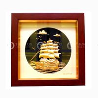 Tranh Thuận Buồm Xuôi Gió Mạ Vàng 20cmx20cm Mẫu 2
