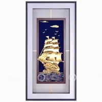 Tranh Thuận Buồm Xuôi Gió Mạ Vàng 42cmx81cm