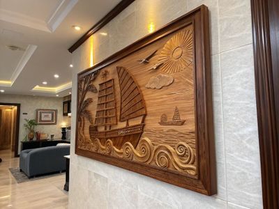 Tranh gỗ thuận buồm xuôi gió – Tác phẩm nghệ thuật phong thủy mang lại may mắn và thành công