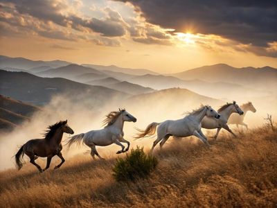 Ý nghĩa tranh mã đáo thành công - Phong thủy thành công