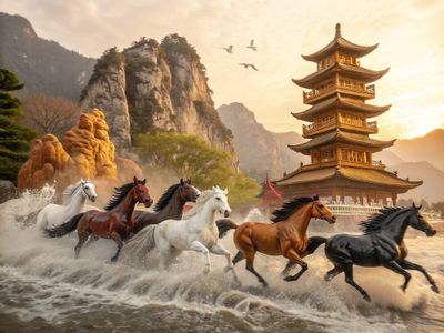 Tranh mã đáo thành công 3D – Biểu tượng phong thủy nghệ thuật trong không gian hiện đại