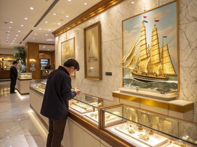 So Sánh Mô Hình Và Tranh Thuyền Buồm Mạ Vàng