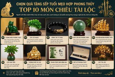 Chọn Quà Tặng Sếp Tuổi Mẹo Hợp Phong Thủy