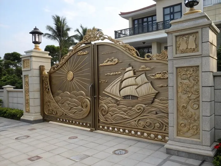 tranh thuận buồm xuôi gió nhôm đúc