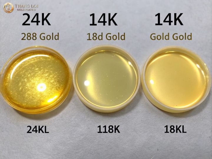 Khám phá sự khác biệt giữa mạ vàng 24K, 18K và 14K trong quà tặng