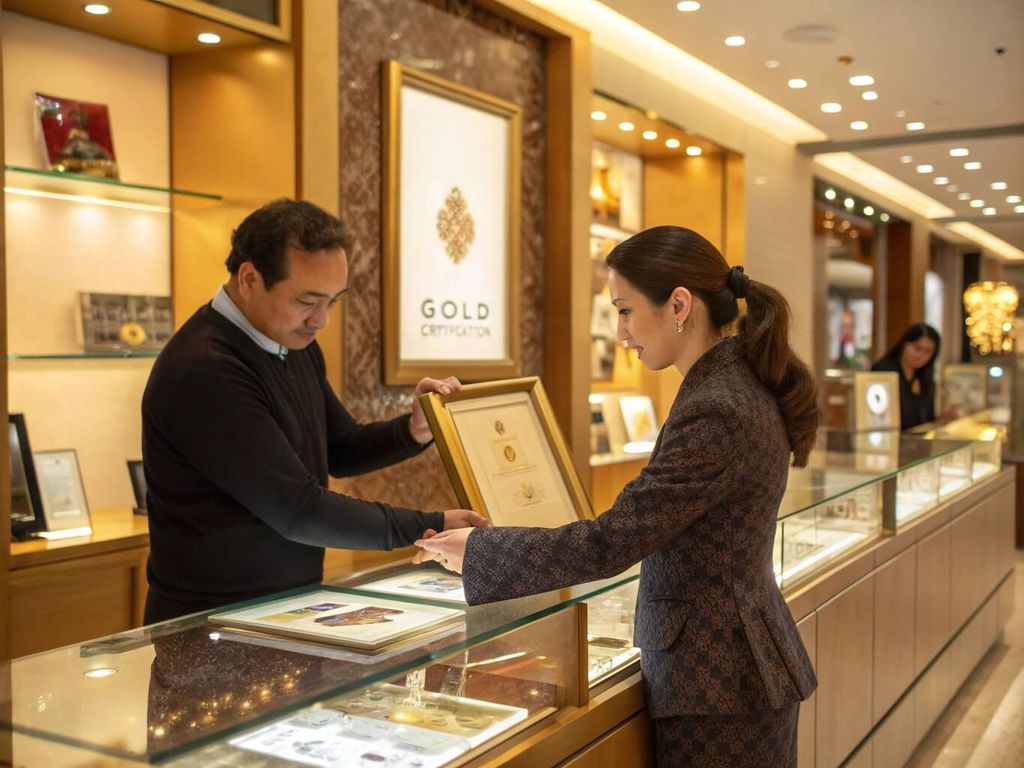 Cách Nhận Biết Mạ Vàng Thật – Giấy Kiểm Định