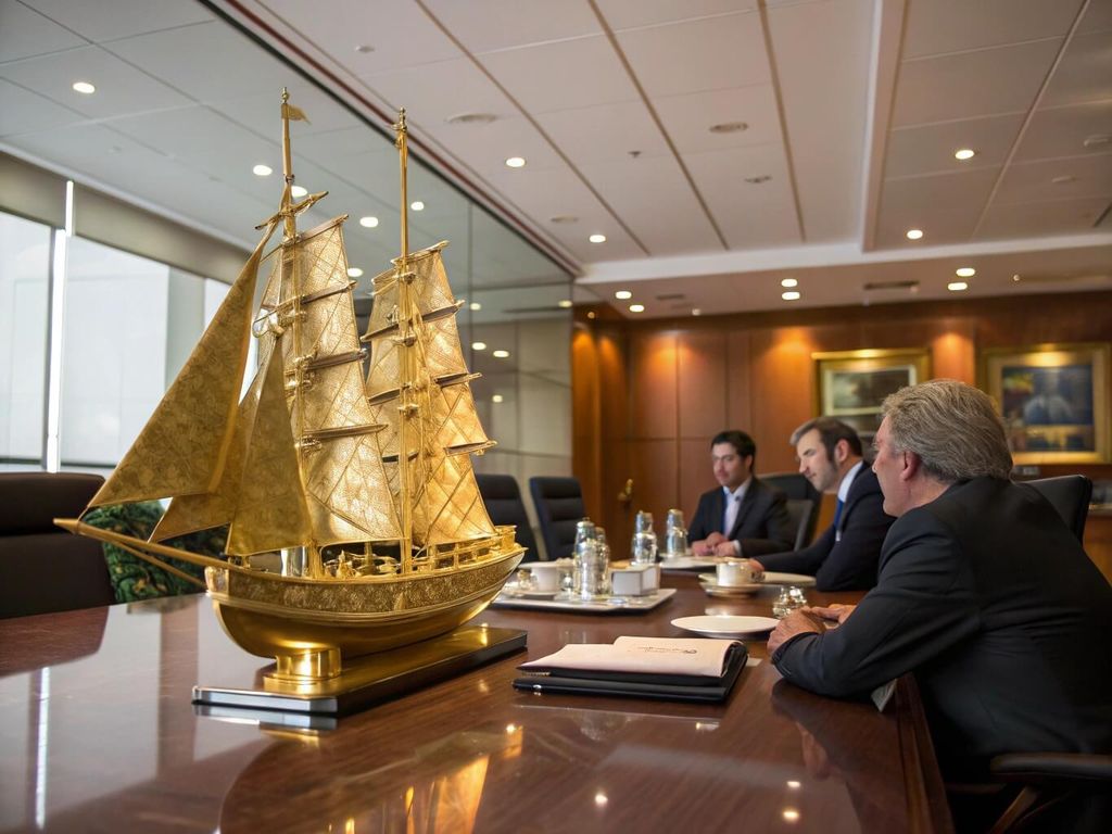 Thuyền Buồm Mạ Vàng Phong Thủy Hợp Tuổi Nào?