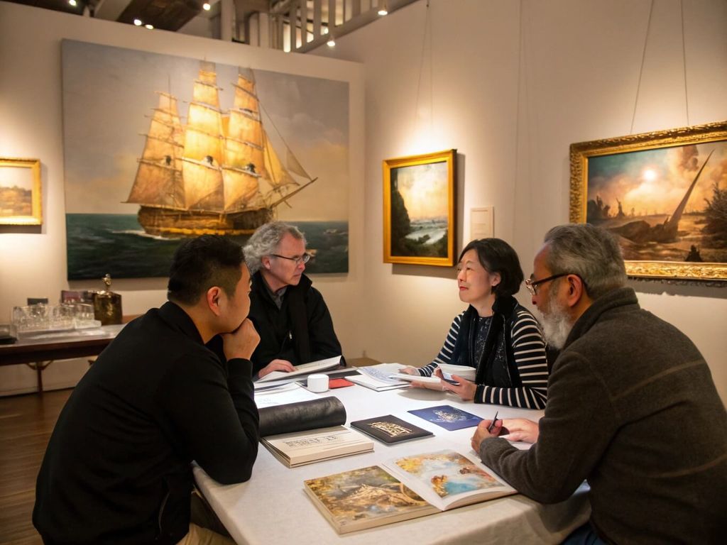 Nguồn Gốc Và Lịch Sử Của Tranh Thuyền Buồm