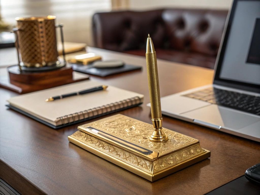 Giá Cắm Bút Mạ Vàng: Đặc Điểm, Ý Nghĩa Và Cách Chọn Phù Hợp